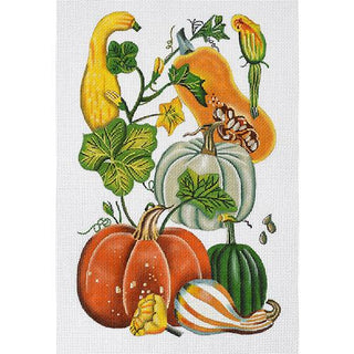 Squash Painted Canvas Mary Lake Thompson 
