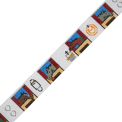 Stable Full Belt Painted Canvas The Meredith Collection  - 1