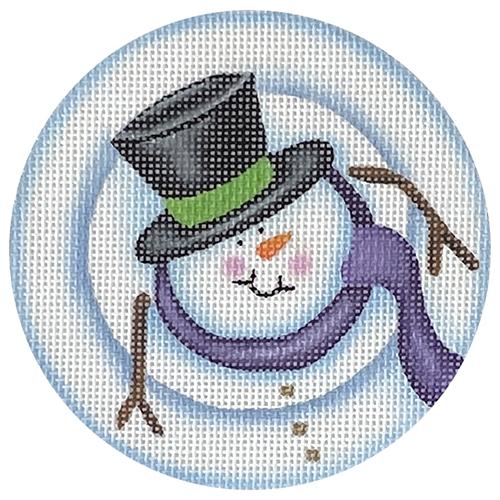 Stacked Snowman Sam Painted Canvas Pepperberry Designs  - 1