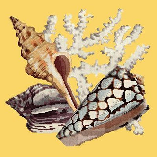 Staghorn Needlepoint Kit Kits Elizabeth Bradley Design Sunflower Yellow 
