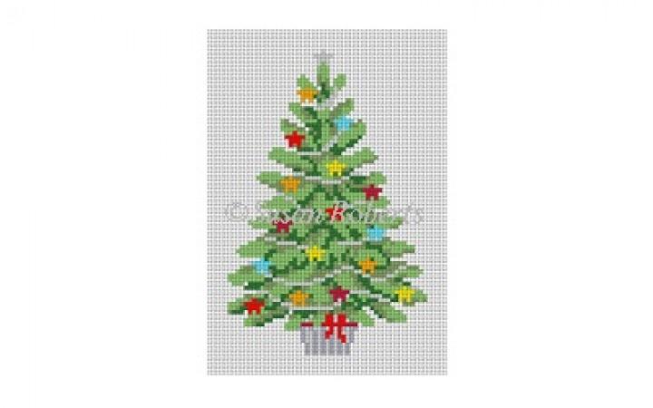 Star Tree Ornament Painted Canvas Susan Roberts Needlepoint Designs Inc.  - 1