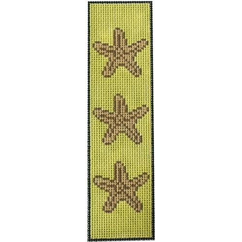 Starfish Bookmark Painted Canvas J. Child Designs 