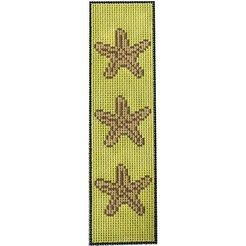 Starfish Bookmark Painted Canvas J. Child Designs  - 1