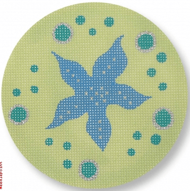 Starfish Ornament Painted Canvas CBK Needlepoint Collections 