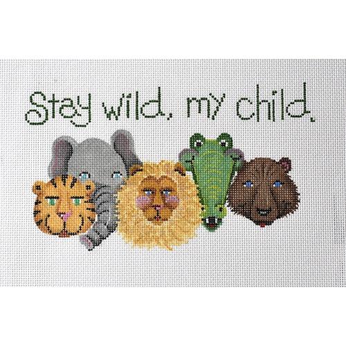 Stay Wild My Child Painted Canvas Patti Mann  - 1