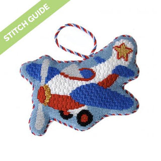 Stitch Guide   Airplane Ornament Stitch Guides/Charts Needlepoint.Com 
