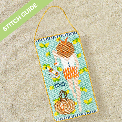 Stitch Guide   Almafi Coast Sunbather Stitch Guides/Charts Needlepoint.Com 
