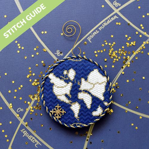 Stitch Guide - Atlas Ornament Stitch Guides/Charts Needlepoint.Com 