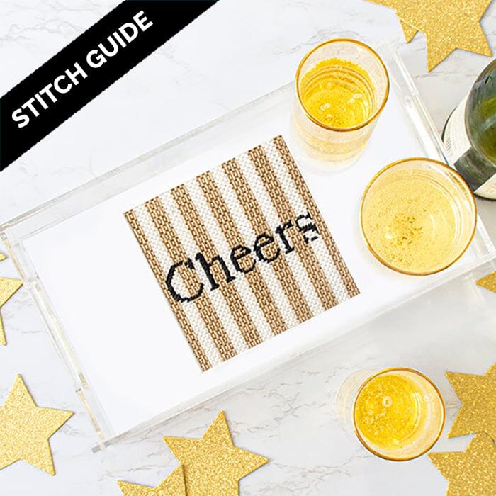 Stitch Guide - Cheers Stitch Guides/Charts Needlepoint.Com 