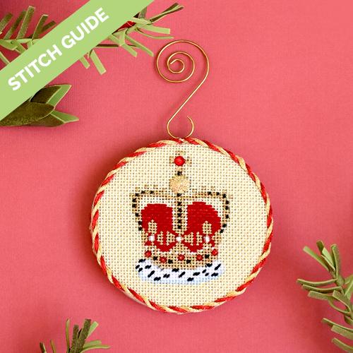 Stitch Guide - Christmas in London - The Crown Stitch Guides/Charts Needlepoint.Com 