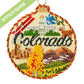 Stitch Guide - Colorado Travel Round Stitch Guides/Charts Needlepoint.Com 