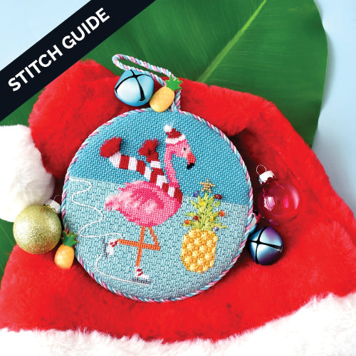 Stitch Guide - Flamingle & Jingle Stitch Guides/Charts Needlepoint.Com 