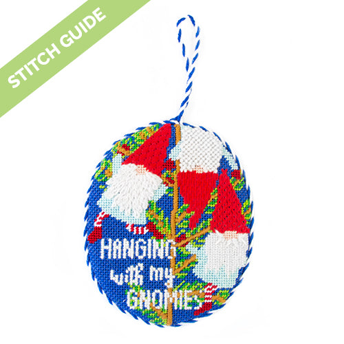 Stitch Guide   Hanging with my Gnomies Stitch Guides/Charts Needlepoint.Com 
