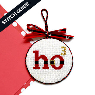 Stitch Guide   Ho3 Ornament Stitch Guides/Charts Needlepoint.Com 
