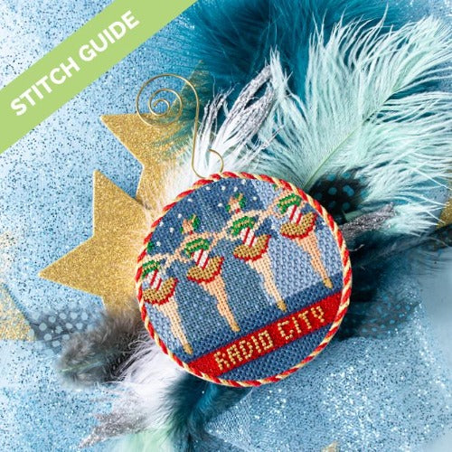 Stitch Guide - Holidays in New York - Radio City Rockettes Stitch Guides/Charts Needlepoint.Com 