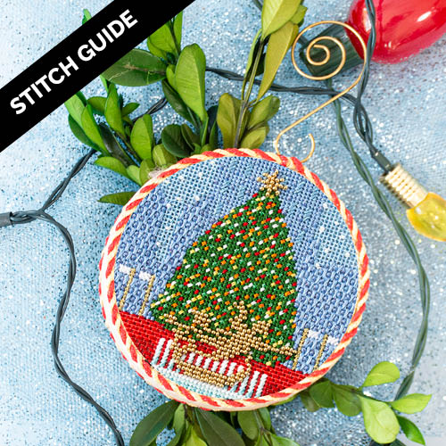 Stitch Guide - Holidays in New York - Rockefeller Center Stitch Guides/Charts Needlepoint.Com 