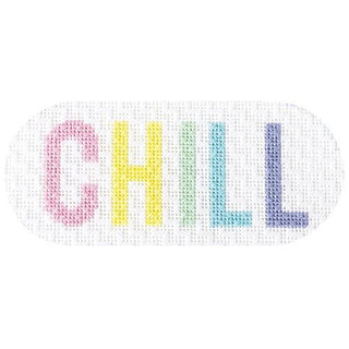 Stitch Guide   Multicolored Chill Pill Stitch Guides/Charts Needlepoint.Com 
