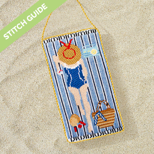 Stitch Guide   Nantucket Sunbather Stitch Guides/Charts Needlepoint.Com 
