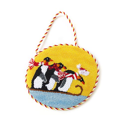 Stitch Guide   Penguins Sledding Stitch Guides/Charts Needlepoint.Com 
