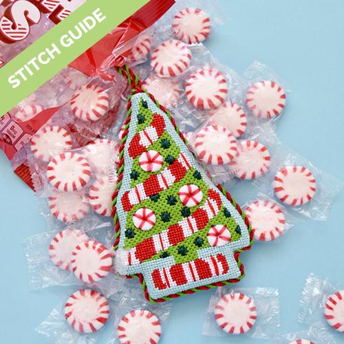 Stitch Guide   Peppermint Tree Stitch Guides/Charts Needlepoint.Com 
