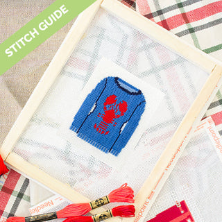 Stitch Guide   Preppy Sweater Stitch Guides/Charts Needlepoint.Com 
