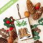 Stitch Guide - Retro Ski Lodge - Snow Boots Stitch Guides/Charts Needlepoint.Com 