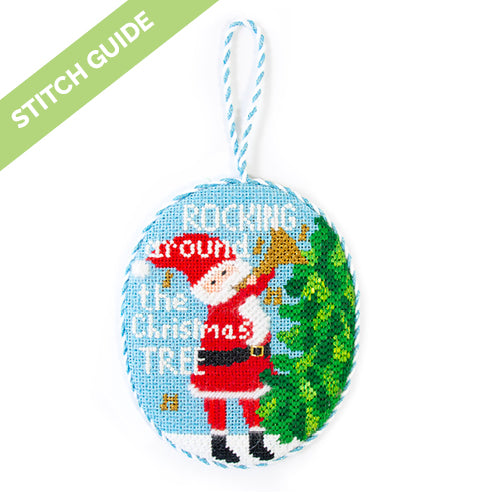 Stitch Guide - Rocking Around the Christmas Tree Stitch Guides/Charts Needlepoint.Com 