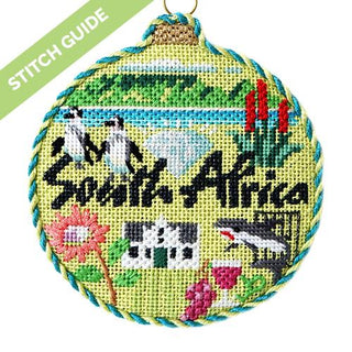Stitch Guide   South Africa Travel Round Stitch Guides/Charts Needlepoint.Com 
