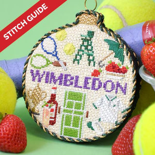 Stitch Guide   Sporting Round   Wimbledon Stitch Guides/Charts Needlepoint.Com 
