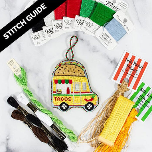 Stitch Guide - Taco Truck Stitch Guide Needlepoint.Com 