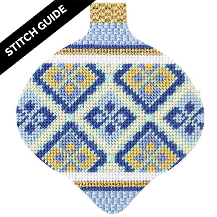Stitch Guide - Tuscan Bauble - Florence Stitch Guides/Charts Needlepoint.Com 