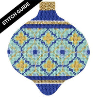 Stitch Guide - Tuscan Bauble - Livorno Stitch Guides/Charts Needlepoint.Com 