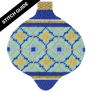 Stitch Guide   Tuscan Bauble   Livorno Stitch Guides/Charts Needlepoint.Com 
