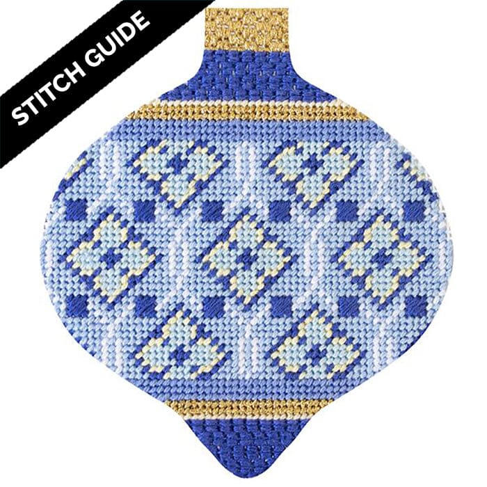Stitch Guide   Tuscan Bauble   Lucca Stitch Guides/Charts Needlepoint.Com  - 1