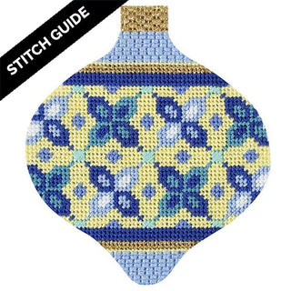Stitch Guide   Tuscan Bauble   Pisa Stitch Guides/Charts Needlepoint.Com 
