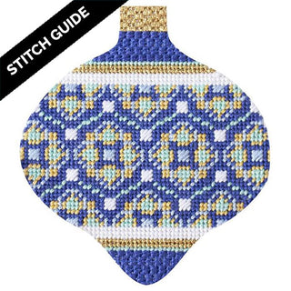 Stitch Guide   Tuscan Bauble   Siena Stitch Guides/Charts Needlepoint.Com 
