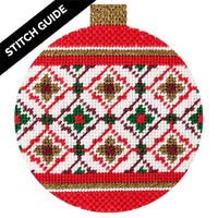 Stitch Guide - Verona Bauble - Milano Stitch Guides/Charts Needlepoint.Com 