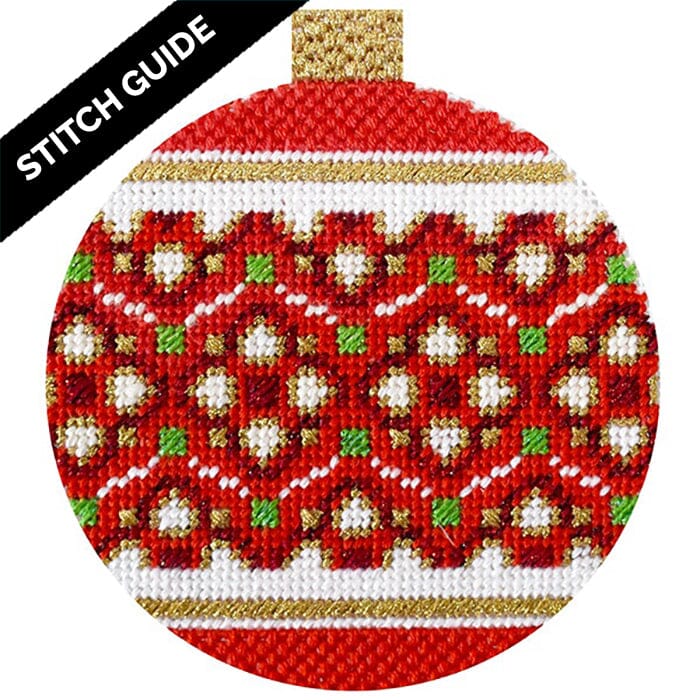 Stitch Guide   Verona Bauble   Padua Stitch Guides/Charts Needlepoint.Com 
