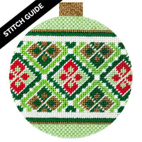 Stitch Guide - Verona Bauble - San Giovanni Stitch Guides/Charts Needlepoint.Com 