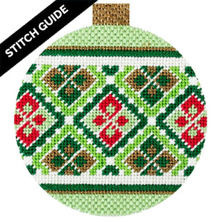 Stitch Guide   Verona Bauble   San Giovanni Stitch Guides/Charts Needlepoint.Com 

