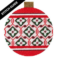 Stitch Guide - Verona Bauble - Vincenza Stitch Guides/Charts Needlepoint.Com 