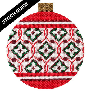 Stitch Guide   Verona Bauble   Vincenza Stitch Guides/Charts Needlepoint.Com 
