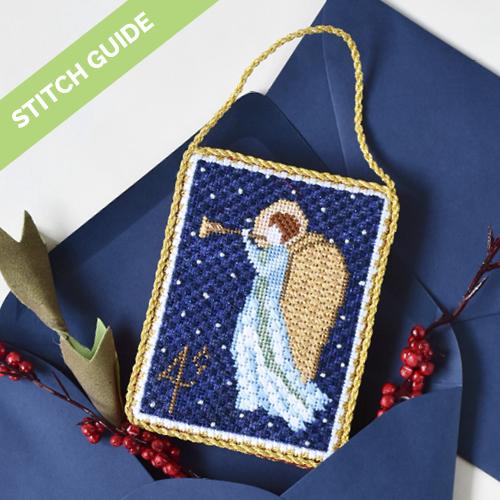 Stitch Guide   Vintage Stamp Collection   Angel Stitch Guides/Charts Needlepoint.Com 
