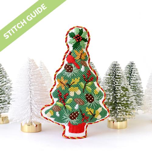 Stitch Guide   Woodland Tree Stitch Guides/Charts Needlepoint.Com 
