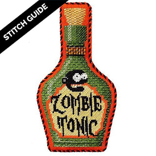 Stitch Guide   Zombie Tonic Poison Bottle Stitch Guides/Charts Kirk & Bradley 
