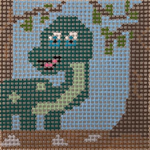 Stitchin' Littles - Dino Myte! Kits Purple Palm Designs 