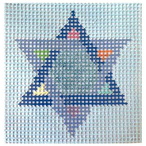 Stitchin' Littles Kit   David's Star Kits Purple Palm Designs 
