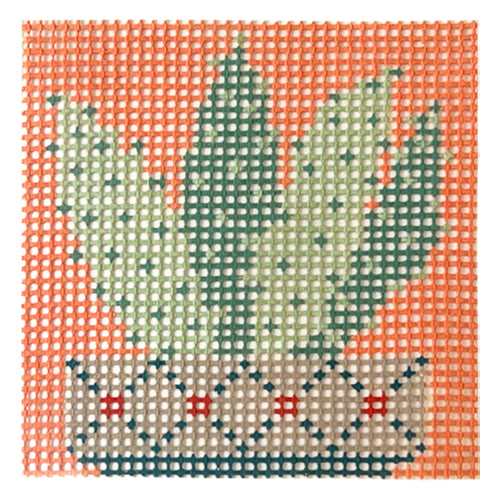 Stitchin' Littles Kit   Sage Cactus Kits Purple Palm Designs 
