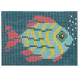 Stitchin' Littles Kit   Swimmy Fish Kits Purple Palm Designs 
