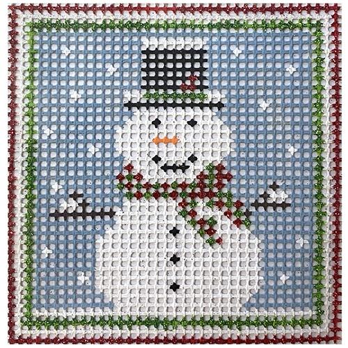 Stitchin' Littles   Snowman Kits Purple Palm Designs 
